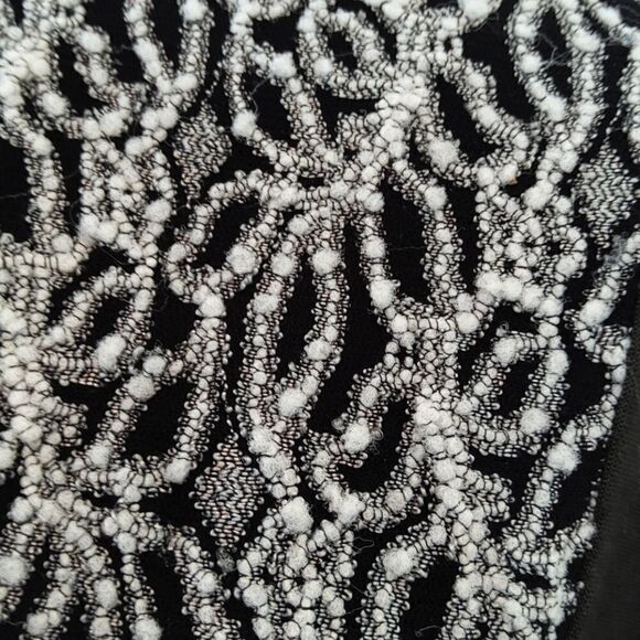 1849 black & white button western blouse - Picture 4 of 15